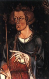 Portrait in Westminster Abbey, thought to be of Edward I (Wikipedia)