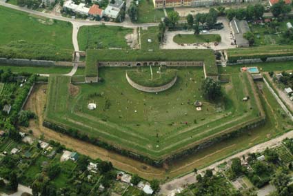 A bastion in the Komárno Fortress (Slovakia).