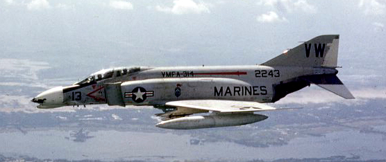 A McDonnell F-4B Phantom II