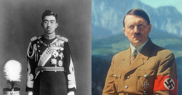 Left: Hirohito Right: Hitler