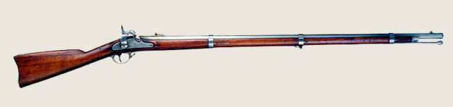The Springfield Model 1861 rifled musket.
