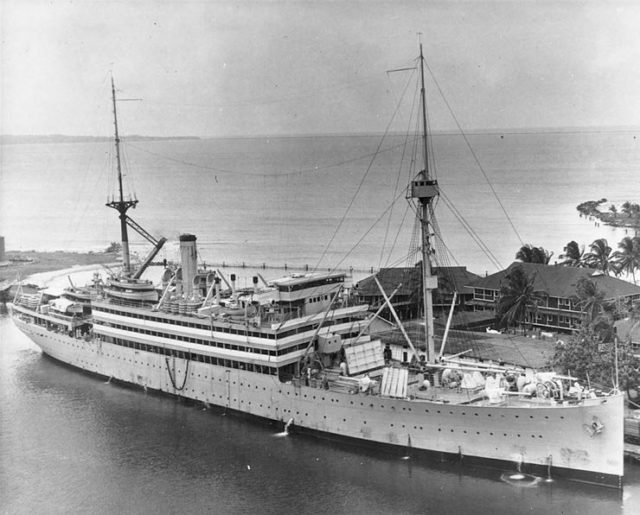 USS Henderson, the ship tkat took Timmerman to China in 1937.