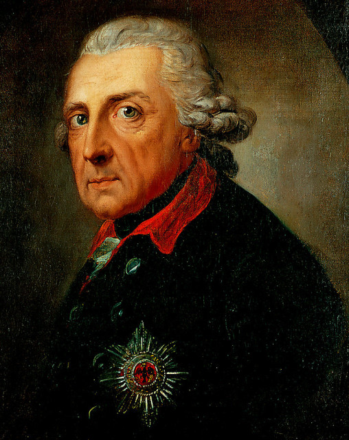 Frederick the Great by Anton Graff