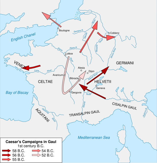 The battle of Bibracte was really the start of Caesar's epic Gallic campaign