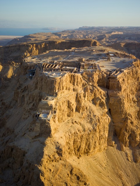 Aerial view of Masada - By Godot13 - Own work, CC BY-SA 3.0