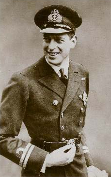 Prince George, Duke of Kent, in Royal Navy uniform.