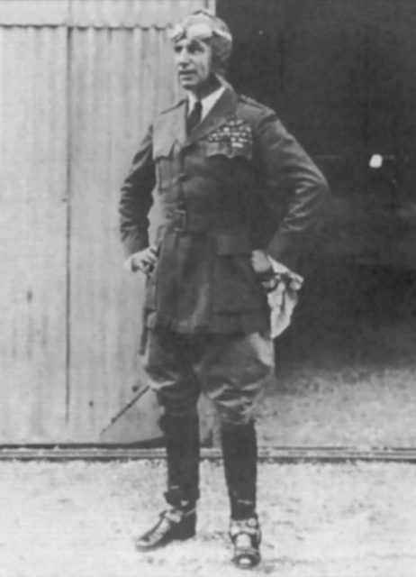 Mitchell as Assistant Chief of Air Service (in non-regulation uniform).