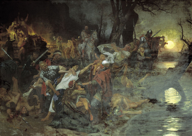 Siege of Dorostolon by Henryk Siemiradzki