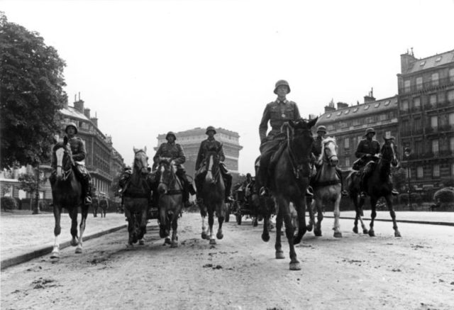 German troops in Paris. Photo Credit.
