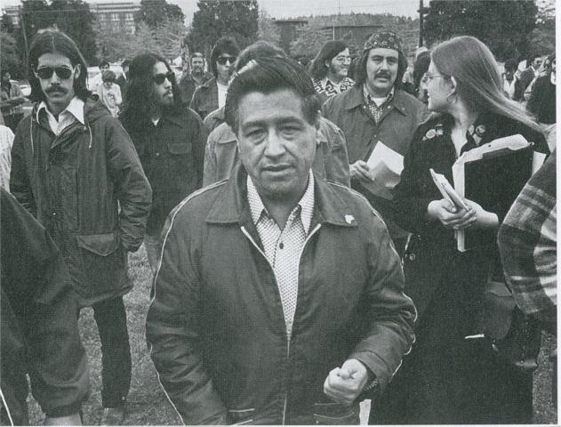 Chavez visiting Colegio Cesar Chavez. Photo Credit.
