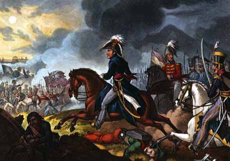 Wellington at the Battle of Salamanca.