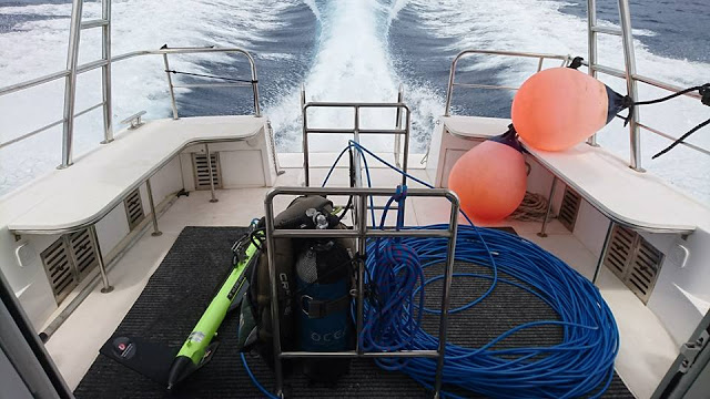 Sonar equipment for the seabed survey (Source: George Karelas)