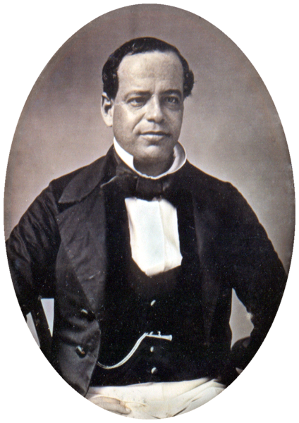 The Meade Brothers' photo of Antonio Lopez de Santa Anna in 1853