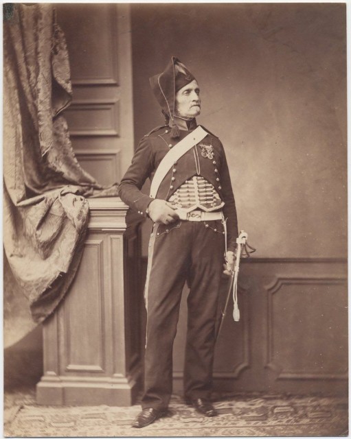 Monsieur Schmit, 2nd Mounted Chasseur Regiment, 1813-14 [Source: BROWN UNIVERSITY LIBRARY]