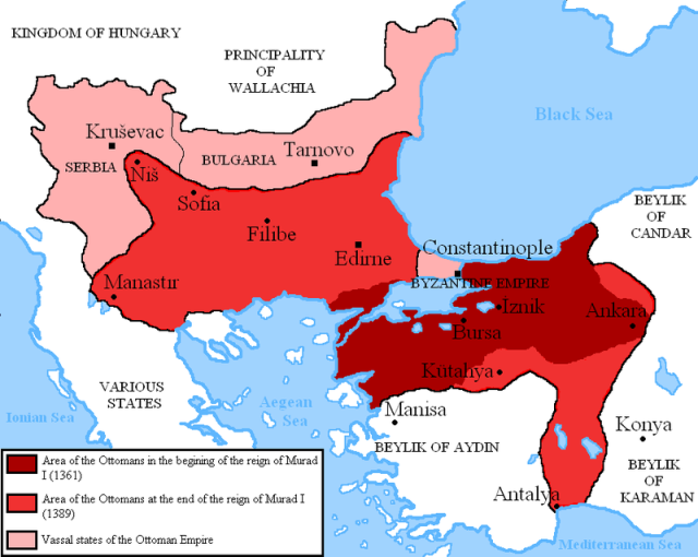 Ottoman conquest during Murad I reign