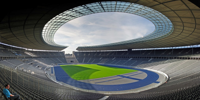 Olympic Stadium after extensive renovation 