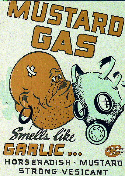 US Army World War II Gas Identification Poster, ca. 1941–1945.