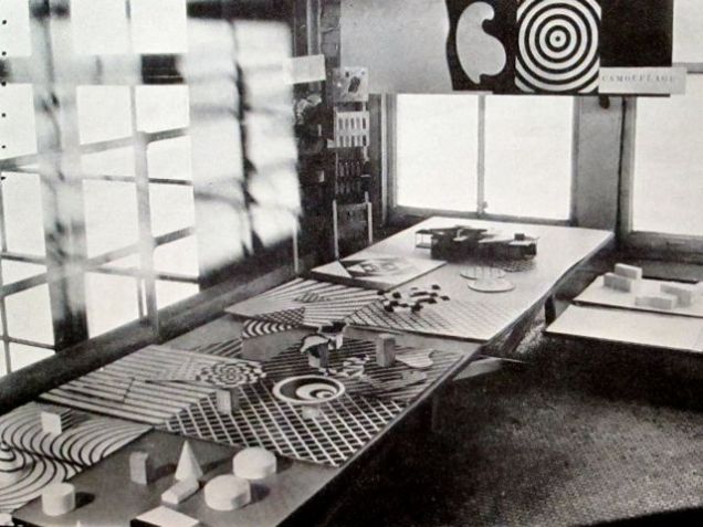 Moholy-Nagy's 1943 Camouflage Exhibition at the School of Design in Chicago Image Source: 