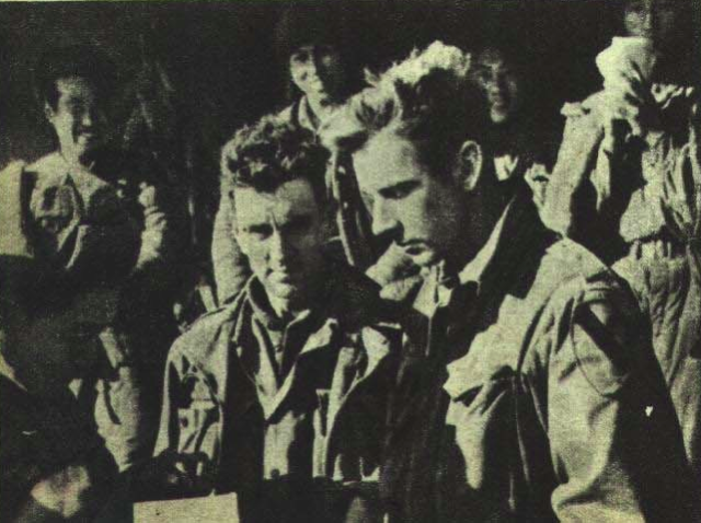 American POWs captured after the Battle of Unsan.