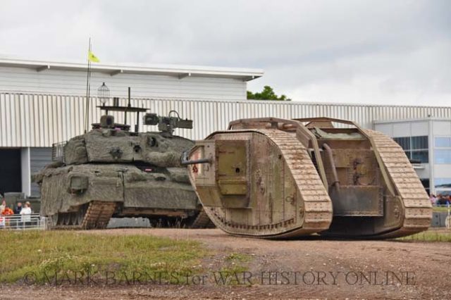 2016 is the year to commemorate a century of tanks in service with the British Army. Challenger 2 meets the MkIV. 
