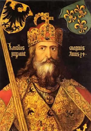 Charlemagne. Source: Wikimedia Commons