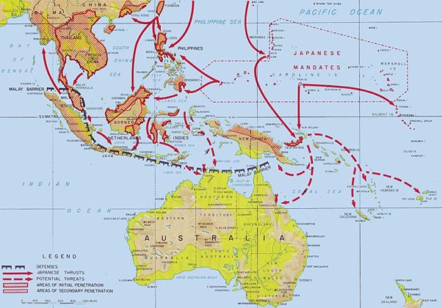 Proposed Japanese invasion of Southeast Asia and Oceania Image Source: Wikipedia