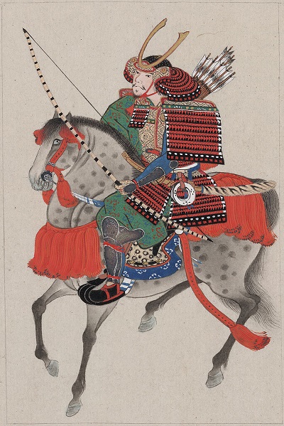 Samurai on horseback. Source:Wikipedia