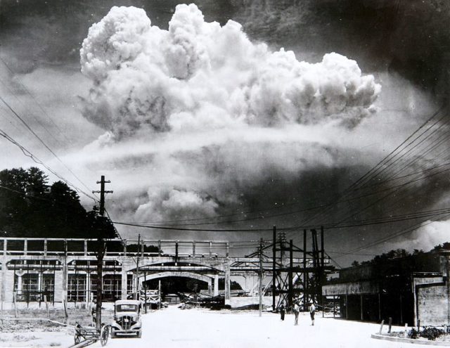 Atomic cloud over Nagasaki. Wikipedia / Public Domain