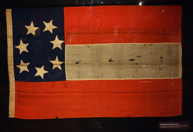 Confederate Stars and Bars flag (Wikipedia)