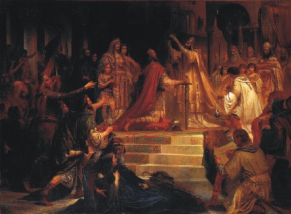 Imperial Coronation of Charlemagne. Wikipedia / Public Domain