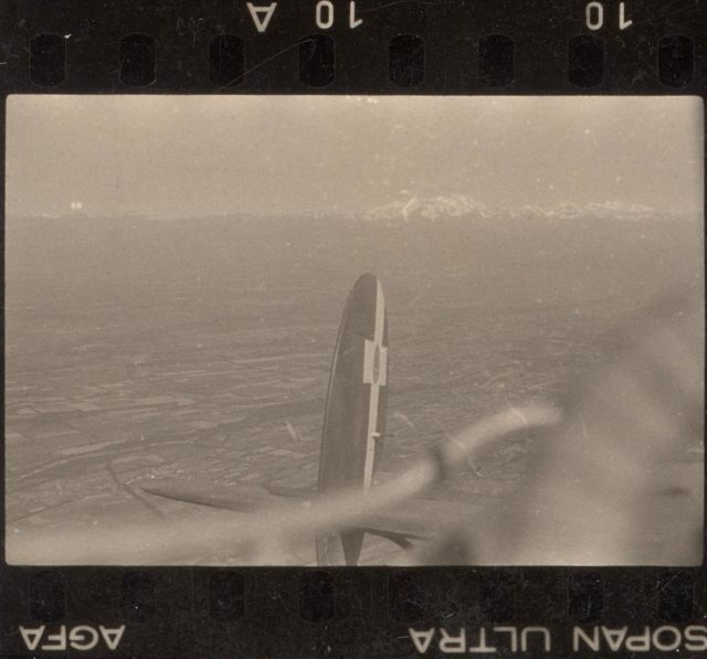 View from the machine gun position on the rear. Photo Credit.