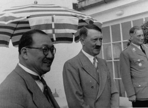 H. H. Kung and Adolf Hitler in Berlin.