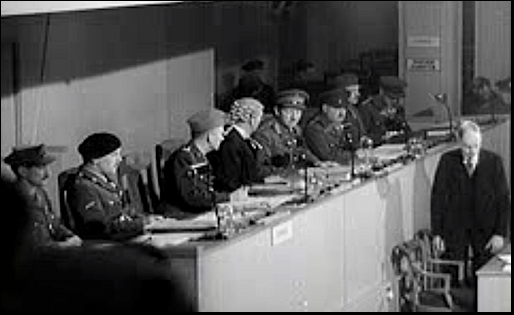 The first Ravensbrück Trial, 1947: sentencing.