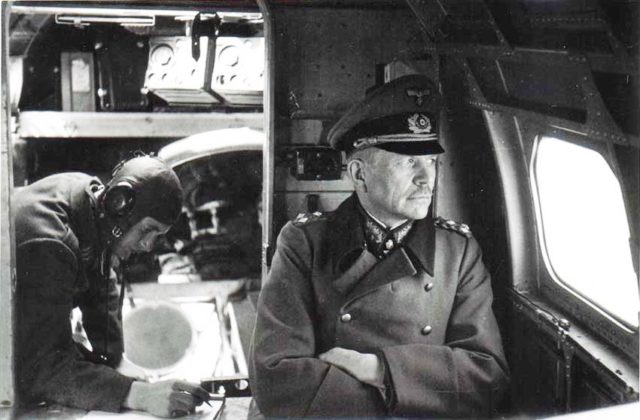 Guderian being transported to the Eastern Front, 1943; By Oberst Ludwig v. Eimannsberger - Oberst Ludwig v. Eimannsberger, CC BY-SA 3.0, https://commons.wikimedia.org/w/index.php?curid=14840347