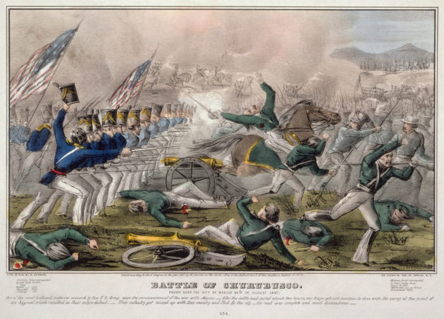 "Battle of Churubusco--Fought near the city of Mexico 20th of August 1847 / J. Cameron."