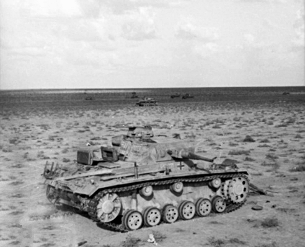Damaged German Tanks in the North African theatre. Wikipedia / Public Domain