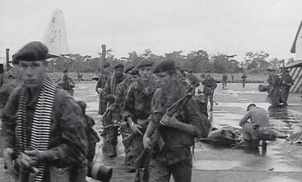 Belgian paratroopers at Stanleyville