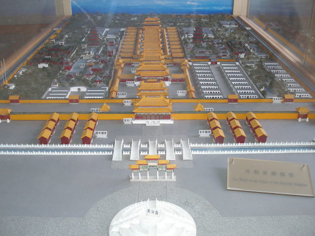 A scale recreation of the Palace of the Heavenly Kingdom. Photo Source