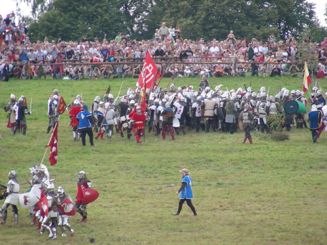Re-enactmenf of the Battle fo grunwald, 2007. Photo Credit.