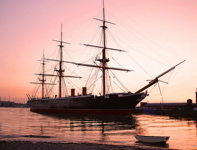 Picture of HMS Warrior by Rennett Stowe via Flickr Creative Commons