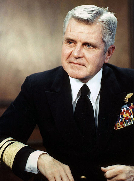 Stockdale in 1979 as president of the Naval War College Image Source: 