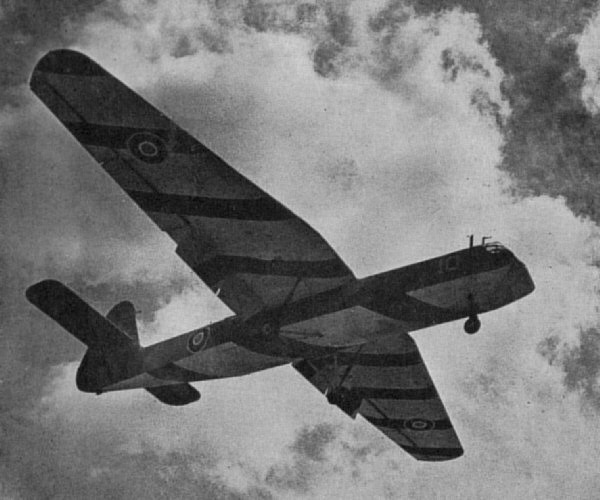 Airspeed Horsa glider, of the type used by the airborne troops during the operation Freshman.