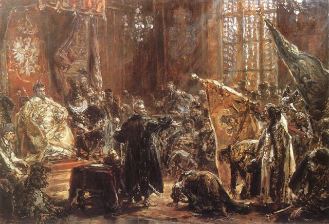 Shuysky Tribute in 1611 (Painting by Jan Matejko / Public Domain / Wikipedia)
