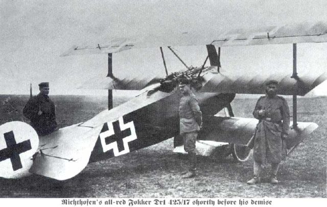 Richthofen's all-red Fokker Dr.I.