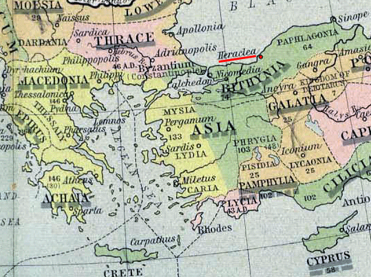 Localization of Heraclea Pontica.