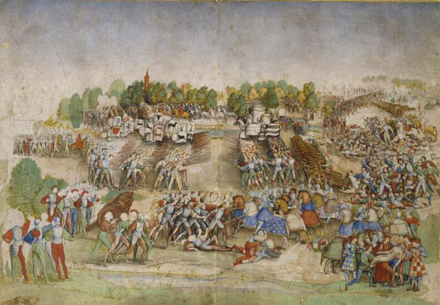 The Battle of Marignano was a very difficult fight, though the Swiss suffered horrendus losses, they came close to winning the day. Wikipedia/Public Domain