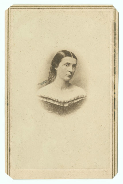Late portrait of Rose O'Neal Greenhow. Duke Libraries/Digital Collections/William Emerson Strong Photograph Album/Wikipedia/Public Domain.