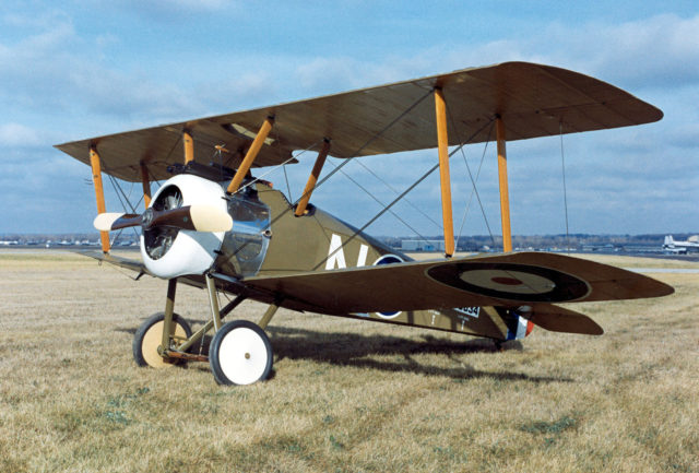 The Sopwith Camel, the Iconic British WW1 fighter plane. Wikipedia / Public Domain