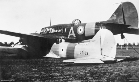 The sideview of the two Ansons just outside Brocklesby Image Source: Wikipedia / Public Domain