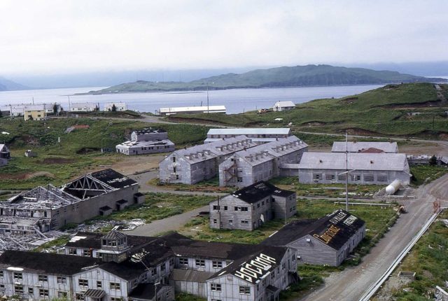 What's left of the Dutch Harbor Naval Operating Base and Fort Mears
